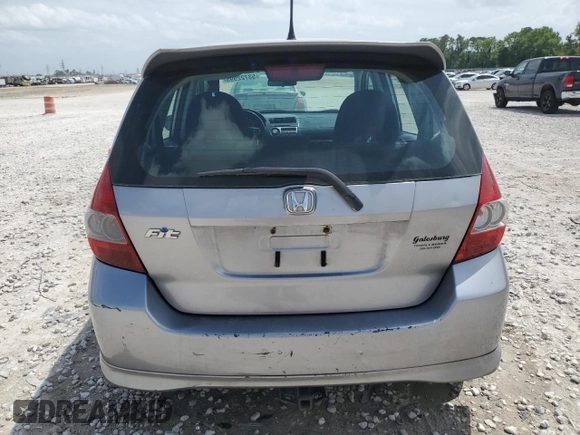 2008 Honda Fit Sport with VIN JHMGD37668S060698, listed as a Copart auction lot 53722995 with 204,346 mi miles and Salvage Title. Bid and sale history available at carsss.com. Image 6.