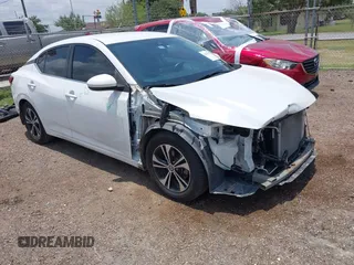 2020 Nissan Sentra SV with VIN 3N1AB8CV5LY211521, listed as a IAAI auction lot 42413278 with 55,430 mi miles and . Bid and sale history available at DreamBid. Image 1.