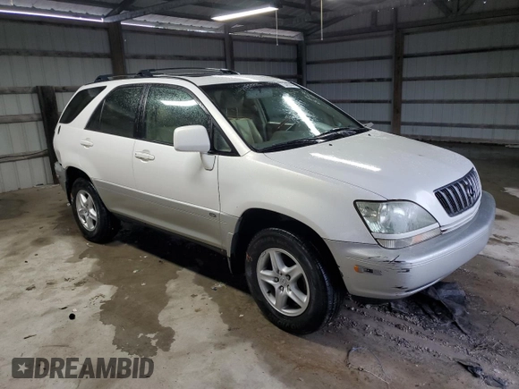 2002 Lexus RX 300 with VIN JTJGF10U020145657, listed as a Copart auction lot 73469444 with 158,077 mi miles and Salvage Title. Bid and sale history available at carsss.com. Image 4.