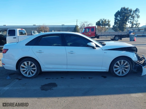 2018 Audi A4 Premium with VIN WAUKMAF48JN001198, listed as a IAAI auction lot 41365318 with 82,893 mi miles. Bid and sale history available at carsss.com. Image 12.