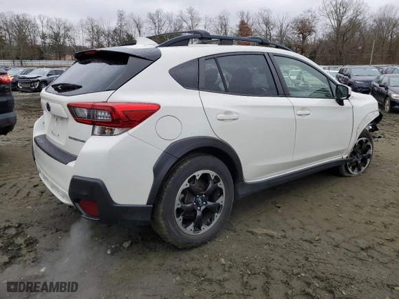 2021 Subaru Crosstrek Premium with VIN JF2GTAPC8M8663076, listed as a Copart auction lot 83749574 with 50,677 mi miles and Salvage Title. Bid and sale history available at carsss.com. Image 3.
