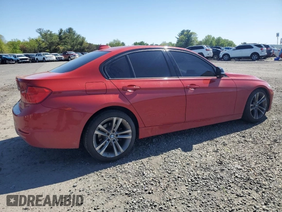 2015 BMW 3 Series 328i xDrive with VIN WBA3B5C50FF962863, listed as a Copart auction lot 54935465 with 80,837 mi miles and Salvage title. Bid and sale history available at DreamBid. Image 3.