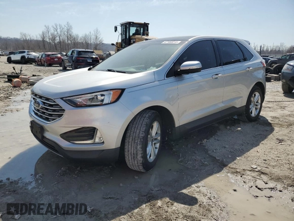 2019 Ford Edge SEL with VIN 2FMPK4J95KBB61390, listed as a Copart auction lot 47183015 with 85,890 mi miles and Salvage Title. Bid and sale history available at carsss.com. Image 1.