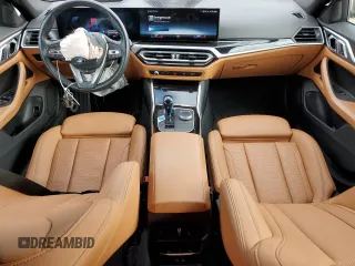 2023 BMW i4 eDrive40 with VIN WBY73AW0XPFN41792, listed as a Copart auction lot 44634884 with 21,363 mi miles. Bid and sale history available at carsss.com. Image 8.