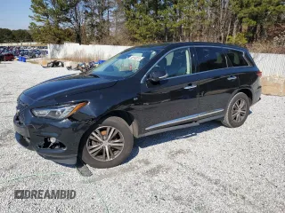 2020 Infiniti QX60 PURE with VIN 5N1DL0MM5LC530940, listed as a Copart auction lot 46143215 with 178,833 mi miles and Clean Title. Bid and sale history available at carsss.com. Image 1.