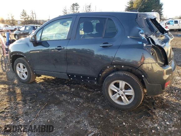 2020 Chevrolet Trax LS with VIN 3GNCJNSBXLL156065, listed as a Copart auction lot 43982225 with 70,108 mi miles and Salvage Title. Bid and sale history available at carsss.com. Image 2.