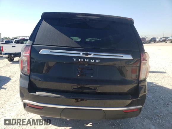 2023 Chevrolet Tahoe LS with VIN 1GNSCMKD5PR282527, listed as a Copart auction lot 70961074 with 14,132 mi miles and Salvage title. Bid and sale history available at DreamBid. Image 6.