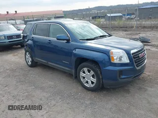 2016 GMC Terrain SLE with VIN 2GKFLSEK4G6297819, listed as a IAAI auction lot 42023775 with 128,658 mi miles. Bid and sale history available at carsss.com. Image 1.