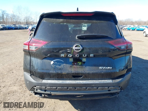 2023 Nissan Rogue SV with VIN JN8BT3BB1PW356355, listed as a IAAI auction lot 41417272 with 9,264 mi miles and . Bid and sale history available at DreamBid. Image 16.