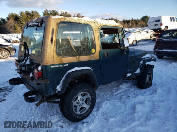 1995 Jeep Wrangler S with VIN 1J4FY19P4SP203275, listed as a Copart auction lot 42015245 with 207,414 mi miles and Clean Title. Bid and sale history available at carsss.com. Image 3.