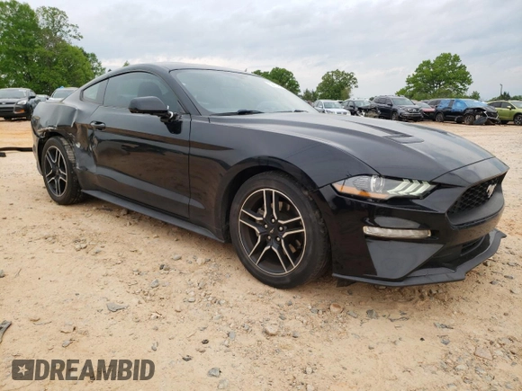 2019 Ford Mustang EcoBoost with VIN 1FA6P8TH2K5204011, listed as a Copart auction lot 52417465 with 61,021 mi miles and Salvage Title. Bid and sale history available at carsss.com. Image 4.