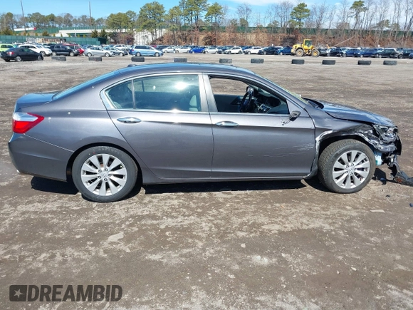 2013 Honda Accord EX-L with VIN 1HGCR2F85DA023495, listed as a IAAI auction lot 41831515 with 67,619 mi miles and . Bid and sale history available at DreamBid. Image 13.