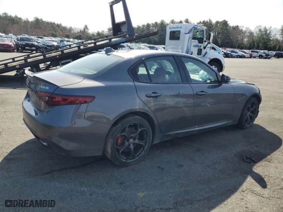 2017 Alfa Romeo Giulia Ti with VIN ZARFAEEN0H7541065, listed as a Copart auction lot 51495045 with 60,992 mi miles and Salvage Title. Bid and sale history available at carsss.com. Image 3.