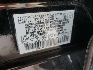 2022 Nissan Sentra SV with VIN 3N1AB8CV3NY298872, listed as a Copart auction lot 52895515 with 18,819 mi miles and Non Repairable. Bid and sale history available at DreamBid. Image 12.