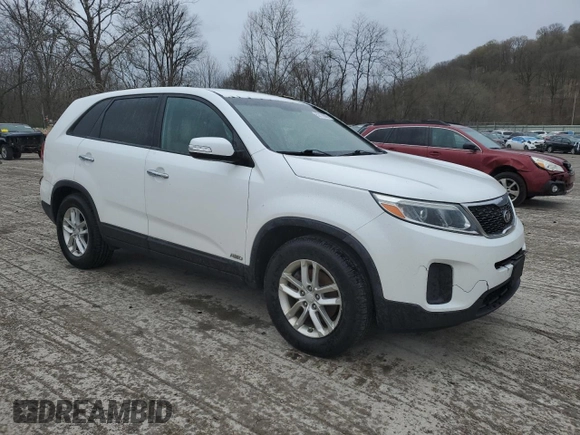 2015 Kia Sorento LX with VIN 5XYKTCA68FG595090, listed as a Copart auction lot 52178005 with 174,032 mi miles and Salvage Title. Bid and sale history available at carsss.com. Image 4.