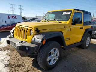 2021 Jeep Wrangler Willys with VIN 1C4HJXAG9MW615203, listed as a Copart auction lot 83484804 with 9,560 mi miles and Salvage title. Bid and sale history available at DreamBid. Image 1.