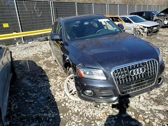 2016 Audi Q5 Premium Plus with VIN WA1L2AFP4GA033034, listed as a Copart auction lot 45002395 with 104,470 mi miles and Salvage Title. Bid and sale history available at carsss.com. Image 12.