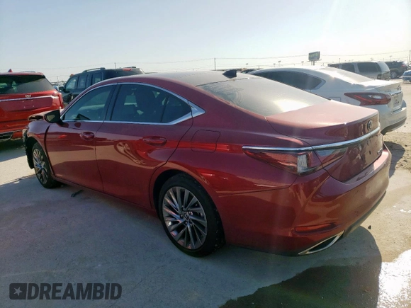 2024 Lexus ES 350 Luxury z VIN 58AEZ1B1XRU179116, wystawiony jako Copart lot #52502275 z przebiegiem 7 197 mil mil oraz Szkoda całkowita • Salvage title. Historia ofert i sprzedaży dostępna na DreamBid. Obrazek 2.