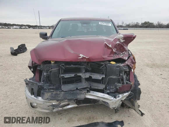2018 Ram 1500 Big Horn with VIN 1C6RR6LG7JS115037, listed as a Copart auction lot 42947065 with 132,434 mi miles and Salvage Title. Bid and sale history available at carsss.com. Image 5.
