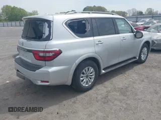 2021 Nissan Armada SV z VIN JN8AY2AD6M9661144, wystawiony jako IAAI lot #41854432 z przebiegiem 91 888 mil mil oraz . Historia ofert i sprzedaży dostępna na DreamBid. Obrazek 4.