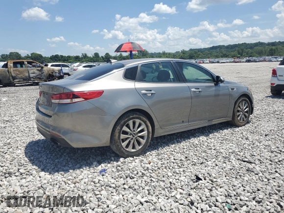 2017 Kia Optima LX with VIN 5XXGT4L37HG160955, listed as a Copart auction lot 61371465 with 138,093 mi miles and Salvage title. Bid and sale history available at DreamBid. Image 3.