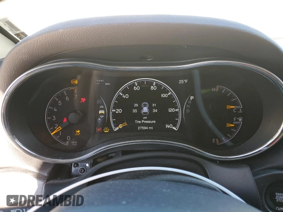 2021 Jeep Grand Cherokee Limited z VIN 1C4RJFBG1MC840455, wystawiony jako Copart lot #46130535 z przebiegiem 27 594 mil mil oraz Szkoda całkowita • Salvage title. Historia ofert i sprzedaży dostępna na DreamBid. Obrazek 9.
