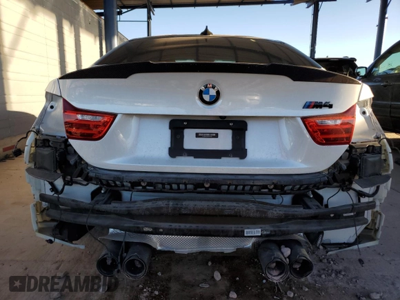 2017 BMW M4 with VIN WBS3R9C56HK709054, listed as a Copart auction lot 52330915 with 64,844 mi miles and Salvage title. Bid and sale history available at DreamBid. Image 6.