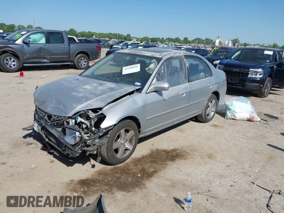 2004 Honda Civic EX with VIN JHMES26784S001762, listed as a IAAI auction lot 42030046 with 195,530 mi miles and . Bid and sale history available at DreamBid. Image 17.