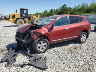 2013 Nissan Rogue S with VIN JN8AS5MT0DW038674, listed as a Copart auction lot 52739025 with 127,782 mi miles and Salvage Title. Bid and sale history available at carsss.com. Image 1.