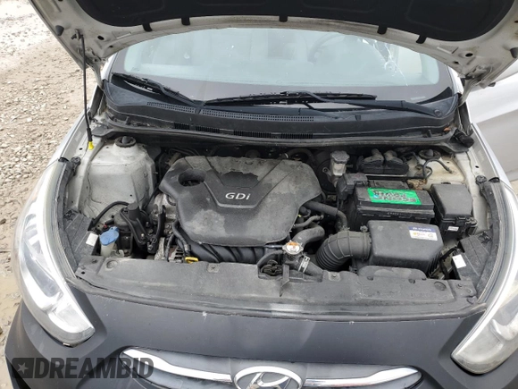 2016 Hyundai Accent SE z VIN KMHCT4AE7GU106949, wystawiony jako Copart lot #57749325 z przebiegiem Nie podano mil oraz Szkoda całkowita • Salvage title. Historia ofert i sprzedaży dostępna na DreamBid. Obrazek 12.
