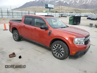 2024 Ford Maverick LARIAT with VIN 3FTTW8M32RRA52225, listed as a Copart auction lot 50635515 with 16,024 mi miles and Salvage Title. Bid and sale history available at carsss.com. Image 4.