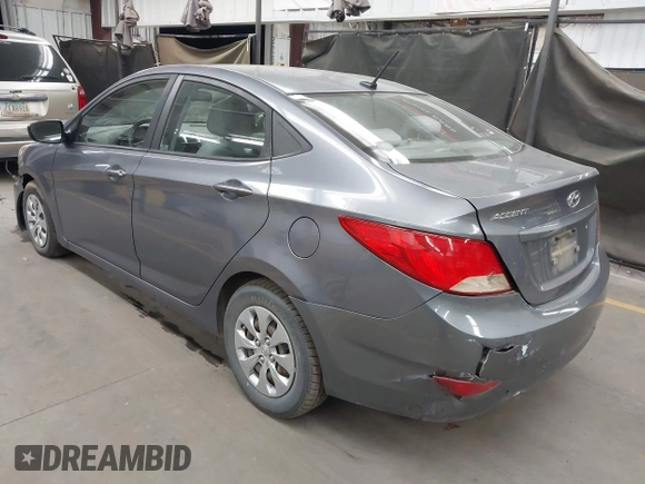 2017 Hyundai Accent SE with VIN KMHCT4AE4HU286778, listed as a IAAI auction lot 41885953 with 129,972 mi miles and . Bid and sale history available at DreamBid. Image 3.