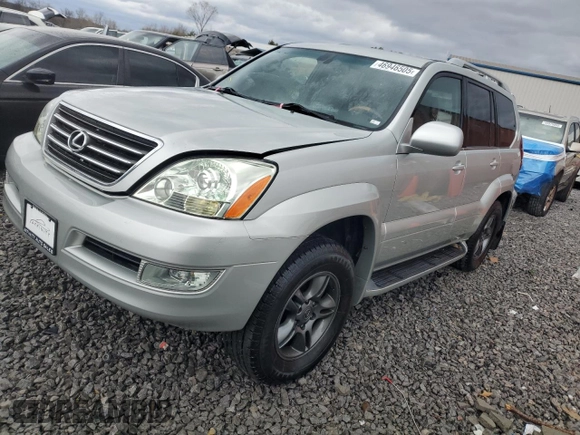 2004 Lexus GX 470 with VIN JTJBT20X140051521, listed as a Copart auction lot 46946505 with 185,462 mi miles and Clean Title. Bid and sale history available at DreamBid. Image 1.