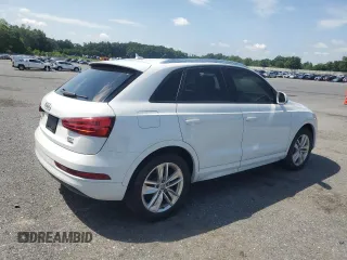 2018 Audi Q3 Premium with VIN WA1ECCFS8JR024576, listed as a Copart auction lot 64018985 with 128,784 mi miles and Clean title. Bid and sale history available at DreamBid. Image 3.
