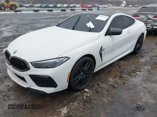 2020 BMW M8 with VIN WBSAE0C0XLCD33970, listed as a IAAI auction lot 41489149 with 44,176 mi miles. Bid and sale history available at carsss.com. Image 2.