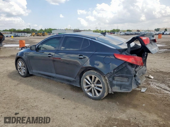 2015 Kia Optima LX with VIN 5XXGM4A75FG459375, listed as a Copart auction lot 64859905 with 156,421 mi miles and Salvage title. Bid and sale history available at DreamBid. Image 2.