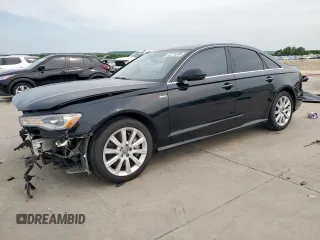 2016 Audi A6 Premium Plus with VIN WAUFGAFC0GN002774, listed as a Copart auction lot 52775355 with 140,188 mi miles and Salvage Title. Bid and sale history available at DreamBid. Image 1.