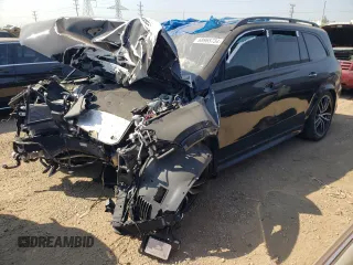 2022 Mercedes-Benz GLS 450 with VIN 4JGFF5KE9NA638243, listed as a Copart auction lot 69965734 with Not Provided miles and Salvage Title. Bid and sale history available at DreamBid. Image 1.