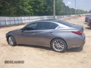 2019 Infiniti Q50 Luxe with VIN JN1EV7AP2KM518024, listed as a IAAI auction lot 42396562 with 72,030 mi miles and . Bid and sale history available at DreamBid. Image 15.