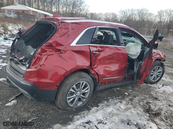 2023 Cadillac XT5 AWD Premium Luxury with VIN 1GYKNDRSXPZ142488, listed as a Copart auction lot 88217595 with 0 mi miles and Non Repairable. Bid and sale history available at carsss.com. Image 3.