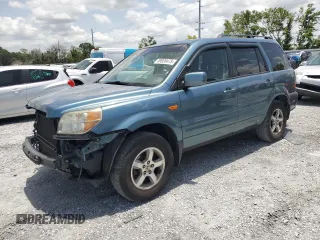 2007 Honda Pilot EX-L with VIN 5FNYF28507B001044, listed as a Copart auction lot 59928475 with 119,945 mi miles and Salvage title. Bid and sale history available at DreamBid. Image 1.