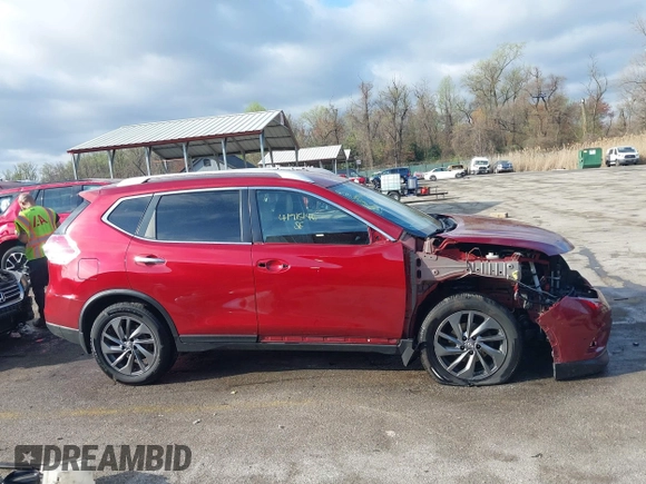 2016 Nissan Rogue SV with VIN KNMAT2MV3GP676246, listed as a IAAI auction lot 41915146 with 288,704 mi miles. Bid and sale history available at carsss.com. Image 14.