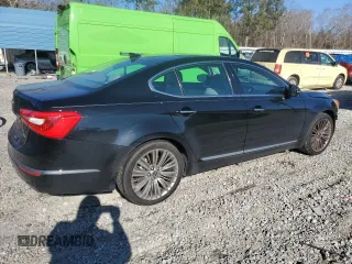 2014 Kia Cadenza Premium with VIN KNALN4D76E5157472, listed as a Copart auction lot 88692445 with 122,515 mi miles and Salvage Title. Bid and sale history available at carsss.com. Image 3.