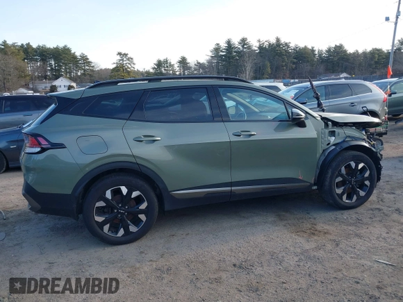 2023 Kia Sportage X-Line with VIN KNDPYDAH5P7086569, listed as a IAAI auction lot 41760459 with 27,354 mi miles and . Bid and sale history available at carsss.com. Image 14.