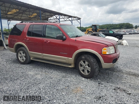 2005 Ford Explorer Eddie Bauer z VIN 1FMZU64K45UA91604, wystawiony jako Copart lot #60666325 z przebiegiem 258 170 mil mil oraz Szkoda całkowita • Salvage title. Historia ofert i sprzedaży dostępna na DreamBid. Obrazek 4.