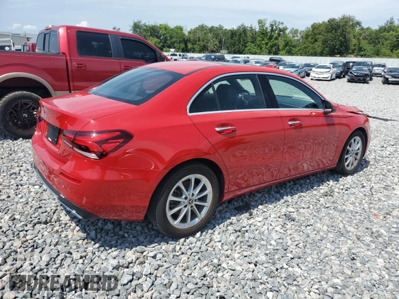 2020 Mercedes-Benz A 220 with VIN WDD3G4EB0LW041746, listed as a Copart auction lot 58965755 with 47,350 mi miles and Clean title. Bid and sale history available at DreamBid. Image 3.
