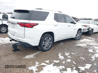 2022 Chevrolet Traverse High Country with VIN 1GNEVNKW3NJ120485, listed as a IAAI auction lot 41359102 with 82,749 mi miles and . Bid and sale history available at DreamBid. Image 4.