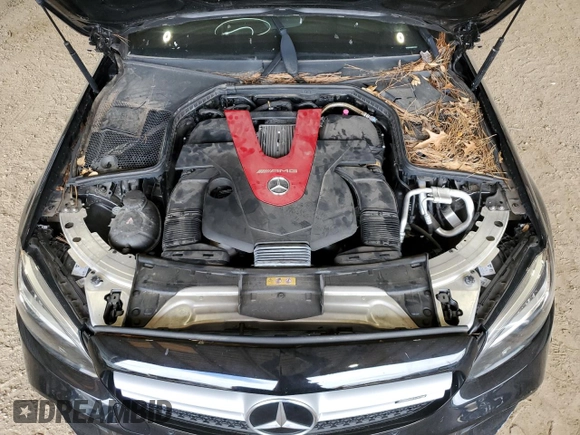 2021 Mercedes-Benz C 43 AMG z VIN W1KWF6EB8MR619569, wystawiony jako Copart lot #69717214 z przebiegiem Nie podano mil oraz Szkoda całkowita • Salvage title. Historia ofert i sprzedaży dostępna na DreamBid. Obrazek 11.