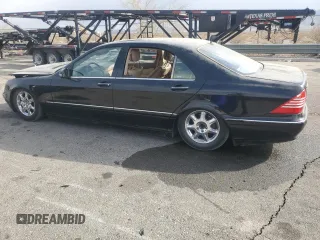 2001 Mercedes-Benz S 320/430/500 with VIN WDBNG70J31A197565, listed as a Copart auction lot 42540745 with 139,202 mi miles and Salvage Title. Bid and sale history available at carsss.com. Image 2.