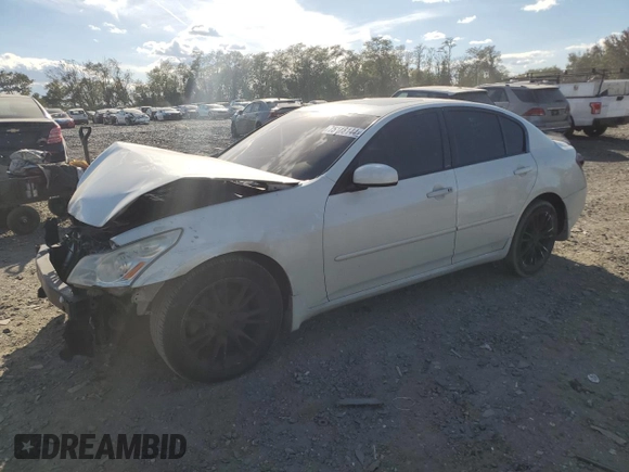 2008 Infiniti G35 x with VIN JNKBV61F98M278642, listed as a Copart auction lot 75118144 with Not Provided miles and Salvage Title. Bid and sale history available at DreamBid. Image 1.